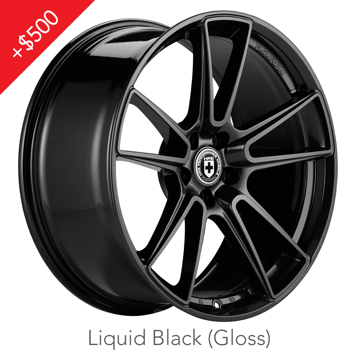 HRE ホイール　4本セット HRE FF04 Flow Form Wheels for Chevy in 20 Inch Tarmac Black